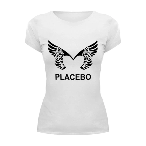 Заказать женскую футболку в Москве. Футболка базовая Placebo (Wings) от Easy-store - готовые дизайны и нанесение принтов.