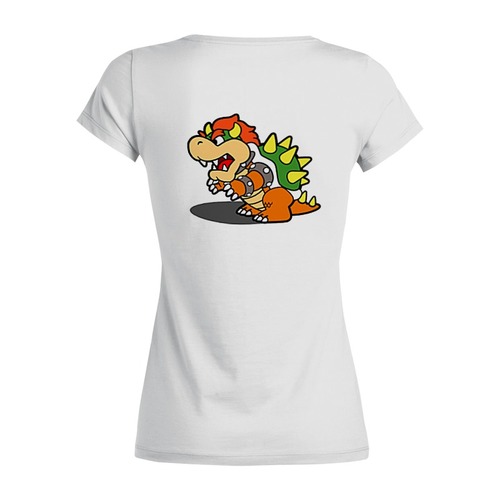 Заказать женскую футболку в Москве. Футболка базовая Super Mario Bros. от game-fan - готовые дизайны и нанесение принтов.