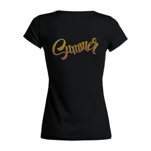 Заказать женскую футболку в Москве. Футболка базовая SAMMER от robus - готовые дизайны и нанесение принтов.