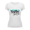 Заказать женскую футболку в Москве. Футболка базовая "DIFFERENT WORLD": Tokyo от Octopuslabel - готовые дизайны и нанесение принтов.