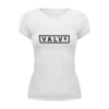 Заказать женскую футболку в Москве. Футболка базовая Valve от YellowCloverShop - готовые дизайны и нанесение принтов.