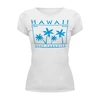 Заказать женскую футболку в Москве. Футболка базовая HAWAII от balden - готовые дизайны и нанесение принтов.