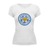 Заказать женскую футболку в Москве. Футболка базовая Leicester City от THE_NISE  - готовые дизайны и нанесение принтов.
