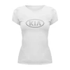 Заказать женскую футболку в Москве. Футболка базовая Авто KIA от THE_NISE  - готовые дизайны и нанесение принтов.