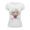 Заказать женскую футболку в Москве. Футболка базовая Marilyn Monroe  от Ксения Мироедова - готовые дизайны и нанесение принтов.