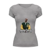 Заказать женскую футболку в Москве. Футболка базовая Snoop Dogg от wenabase - готовые дизайны и нанесение принтов.