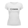 Заказать женскую футболку в Москве. Футболка базовая Mazda от THE_NISE  - готовые дизайны и нанесение принтов.