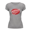 Заказать женскую футболку в Москве. Футболка базовая Detroit Red Wings / NHL USA от KinoArt - готовые дизайны и нанесение принтов.