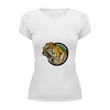 Заказать женскую футболку в Москве. Футболка базовая Tiger от YellowCloverShop - готовые дизайны и нанесение принтов.