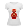 Заказать женскую футболку в Москве. Футболка базовая Flash от queen  - готовые дизайны и нанесение принтов.