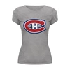 Заказать женскую футболку в Москве. Футболка базовая Montreal Canadiens от Pomidor - готовые дизайны и нанесение принтов.