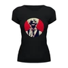 Заказать женскую футболку в Москве. Футболка базовая Ken Kaneki Tokyo Ghoul от Альберт Тарасов - готовые дизайны и нанесение принтов.