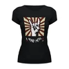 Заказать женскую футболку в Москве. Футболка базовая Heavy Metal от MariYang  - готовые дизайны и нанесение принтов.