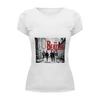 Заказать женскую футболку в Москве. Футболка базовая "The Beatles" от Fedor - готовые дизайны и нанесение принтов.