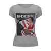 Заказать женскую футболку в Москве. Футболка базовая Rocky / Рокки от KinoArt - готовые дизайны и нанесение принтов.