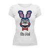 Заказать женскую футболку в Москве. Футболка базовая Бонни ( Bonnie The Bunny) от cherdantcev - готовые дизайны и нанесение принтов.