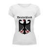 Заказать женскую футболку в Москве. Футболка базовая Германия от tshirt - готовые дизайны и нанесение принтов.