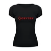 Заказать женскую футболку в Москве. Футболка базовая Crytek от THE_NISE  - готовые дизайны и нанесение принтов.