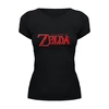 Заказать женскую футболку в Москве. Футболка базовая The Legend Of Zelda от BURNSHIRTS - готовые дизайны и нанесение принтов.