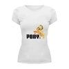 Заказать женскую футболку в Москве. Футболка базовая PONY  от qarter - готовые дизайны и нанесение принтов.