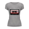 Заказать женскую футболку в Москве. Футболка базовая кассета от Polilog - готовые дизайны и нанесение принтов.