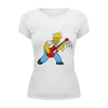 Заказать женскую футболку в Москве. Футболка базовая Homer от Vladec11 - готовые дизайны и нанесение принтов.