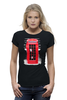 Заказать женскую футболку в Москве. Футболка базовая London Phone Booth от Leichenwagen - готовые дизайны и нанесение принтов.