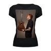 Заказать женскую футболку в Москве. Футболка базовая Ed Sheeran от Vladec11 - готовые дизайны и нанесение принтов.