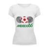 Заказать женскую футболку в Москве. Футболка базовая Чемпионат мира по футболу в Мексике 1986 год от Fedor - готовые дизайны и нанесение принтов.