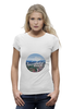 Заказать женскую футболку в Москве. Футболка базовая Я люблю Васильевский остров от Ильдан Киамов - готовые дизайны и нанесение принтов.