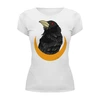 Заказать женскую футболку в Москве. Футболка базовая Crow&Moon от balden - готовые дизайны и нанесение принтов.