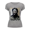 Заказать женскую футболку в Москве. Футболка базовая Rasputin от Leichenwagen - готовые дизайны и нанесение принтов.