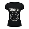 Заказать женскую футболку в Москве. Футболка базовая Nirvana от weeert - готовые дизайны и нанесение принтов.