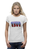 Заказать женскую футболку в Москве. Футболка базовая Love <3 от rina-happy - готовые дизайны и нанесение принтов.