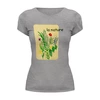 Заказать женскую футболку в Москве. Футболка базовая Растения от mrs-snit@yandex.ru - готовые дизайны и нанесение принтов.
