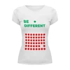 Заказать женскую футболку в Москве. Футболка базовая Be different от AstArt - готовые дизайны и нанесение принтов.