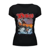 Заказать женскую футболку в Москве. Футболка базовая Ronnie James Dio от Leichenwagen - готовые дизайны и нанесение принтов.