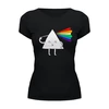 Заказать женскую футболку в Москве. Футболка базовая Pink Floyd от dizer - готовые дизайны и нанесение принтов.