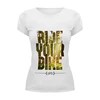 Заказать женскую футболку в Москве. Футболка базовая Ride Your Bike (Лес) от white_irbis - готовые дизайны и нанесение принтов.