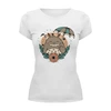 Заказать женскую футболку в Москве. Футболка базовая Smile Totoro от skynatural - готовые дизайны и нанесение принтов.