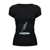 Заказать женскую футболку в Москве. Футболка базовая Skeleton от YellowCloverShop - готовые дизайны и нанесение принтов.