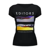 Заказать женскую футболку в Москве. Футболка базовая Editors от geekbox - готовые дизайны и нанесение принтов.