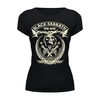 Заказать женскую футболку в Москве. Футболка базовая Black Sabbath от geekbox - готовые дизайны и нанесение принтов.