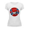 Заказать женскую футболку в Москве. Футболка базовая Dixie Rebel Kappa от gachiGASM - готовые дизайны и нанесение принтов.