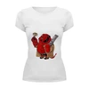 Заказать женскую футболку в Москве. Футболка базовая Fat Hellboy от priceless - готовые дизайны и нанесение принтов.