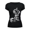 Заказать женскую футболку в Москве. Футболка базовая Bodybuilding от osipov91@mail.ru - готовые дизайны и нанесение принтов.