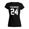 Заказать женскую футболку в Москве. Футболка базовая Stilinski 24 от cherdantcev - готовые дизайны и нанесение принтов.