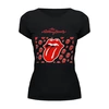 Заказать женскую футболку в Москве. Футболка базовая Rolling Stones от gent777 - готовые дизайны и нанесение принтов.