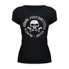 Заказать женскую футболку в Москве. Футболка базовая Black Rebel Motorcycle Club от geekbox - готовые дизайны и нанесение принтов.
