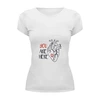 Заказать женскую футболку в Москве. Футболка базовая Heart от ideboshir - готовые дизайны и нанесение принтов.